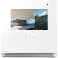 Comelit 6602W ICONA Series Hands-free Video Intercom Monitor, VIP H.264, White
