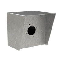 PEDESTAL PRO  66HOU-PAXT-05-304 6"x6" Stainless Steel Housing, Paxton Proximity metal reader, chrome