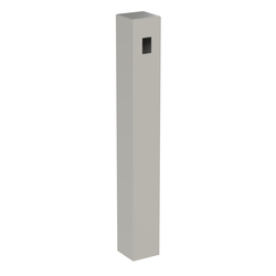 PEDESTAL 66TOW-PRO-001-ALU 47" Tappered Aluminum Pedestal with 6" Square Footprint