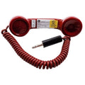 Edwards Signaling Fire Alarm Phone Portable Headset. Red