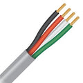 Paige 2U1602B1B 16-2 Stranded Cable, CMP/FPLP, 1000' Box, Gray