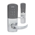 Schlage AD-400-MS-70-MT-RHO-626-P-RH-4 Networked Wireless Electronic Lock, Mortise Chassis, Storeroom Function, Multi-technology, Rhides Lever, Satin Chrome