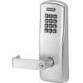 Schlage CO-200-CY-50-KP-SPA-626-PD CO-200 Standalone Electronic Lock, Cylindrical Chassis, Office/Classroom Function, Keypad Reader, Sparta Lever, Satin Chrome