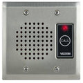 Valcom VIP-172AL-ST Two-Way Indoor/Outdoor Talkback IP Intercom Doorplate Speaker with LED, Stainless Steel