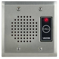 Valcom VIP-172AL-ST Two-Way Indoor/Outdoor Talkback IP Intercom Doorplate Speaker with LED, Stainless Steel