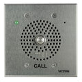 Valcom VIP-176A SIP Intercom Doorplate Speaker, Vandal-Resistant with LED, Talkback, Stainless Steel