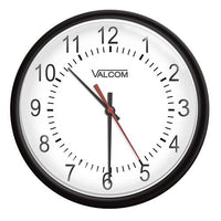 Valcom VIP-A16A 16" IP PoE Analog Clock, Black