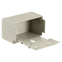 Hubbell HBL3010AEIV HBL3000 Series Metal Raceway K/O Entrance Fitting, Ivory