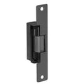 Adams Rite 7130-310-335-00 7130 Electric Strike, Flat Faceplate 12VDC, Standard, Fail Secure with 1-1/16" Lip, Black Anodized