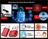 Blocker, USB A & USB C Data Blocker for Any USB C Mobile Phone Quick Charge