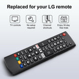 2】 For Lg Smart Tv Remote Control Replacement，Universal For All Lg Smart Tvs