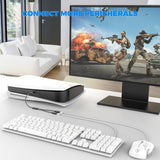 Y Splitter 1 In 3 Out (1Ft/30Cm), Usb Male To 3 Female Cable For Pc/Laptop/Macbo