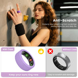 Compatible with Oura Ring Gen 4/Oura Gen 3 Cover, Anti-Scratch Elastic Si