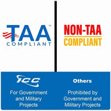 ICC ICCABR6FBL CAT6A CMR Riser 23AWG 100% Solid Pure Copper Shielded Bulk Ethernet Cable, FTP, PoE++, 650 MHz, UL Certified, ETL Verified, 1000' Reel, Blue