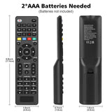 Remote Control For Samsung, Lg, Vizio, Tcl, Sony, Insignia, Sharp, Philips, Pana
