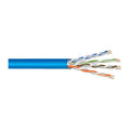 West Penn 254245EZGY1000 24-4 CAT5e Cable, Unshielded, Plenum, Solid, 1000', Gray