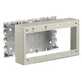 Hubbell HBL57484IVA HBL500/700/750 Series 4-Gang Standar Depth Box, Ivory