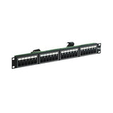 ICC ICMPP24TF4 Network Patch Panel, Patch Panel, F/Telco, 8P4C, 24-Port, 1Rm