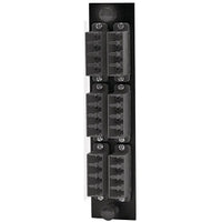 Hubbell FSPNLCQS6BK Fiber Optic Patch Panel