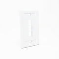 Dynacom 10600-P3W-WH Wall Plate, Flush Port ID WP Single-Gang 3-Port White