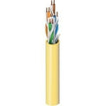 Belden 3633 0101000 CAT6+ Premium Cable, 4 Bonded-Pairs, U/UTP, CMP, 1000' Reel, Black