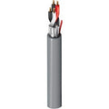 Belden 5541FE 008U1000 22 AWG 2-Pair Security and Sound Cable, Shielded, CMR, Gray