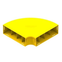 Belden FRCE5YL9H Fiber Raceway Elbow, Ho
