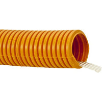 ADI PRO RG15050 1 1/2" x 50' Corrugated Flexible Conduit, Orange