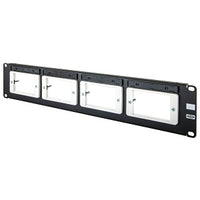 Hubbell HP12IMU P-Panel, iStation, 12-1UMOD, UNLD, 2U, Black