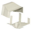Hubbell HBL6750TFIV Raceway, Horizontal to Wall Mount Transformer, 1-Pack, Ivory