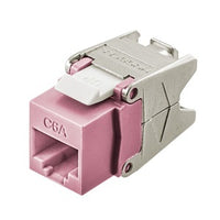 Hubbell HJU6APK24 Keystone Jack, CAT6A, Universal, 24-Pack