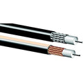 West Penn 810BK1000 RG-213 Coaxial Cable, RG213/U Type 50 Ohm Non-Plenum, 12AWG, 100% Aluminum Foil +95% Tinned Copper Braid, 1000' (304.8m) Reel, Black
