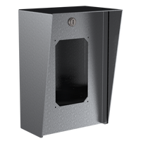 Pedestal Pro 812HOU-AIPH-05-304 8" x 12" Portrait Stainless Housing fits Aiphone JV-DVF door station.