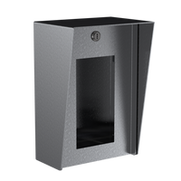 Pedestal Pro 812HOU-GRAN-01-304 8" x 12" Portrait Stainless Housing fits Grand Stream GDS3710 Flush