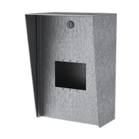 PEDESTAL PRO 812HOU-VIKI-01-304 8" x 12" Square Stainless Steel Housing fits VOIP Emergency Phone