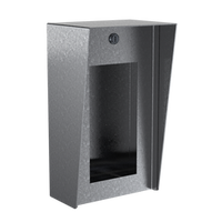 PEDESTAL PRO 814HOU-2NIP-01-304 8" x 14" Portrait Stainless Housing fits 2N IP Safety or Force