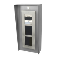 PEDESTAL PRO 818HOU-PRO-001-304 8x18 Portrait Stainless Housing