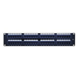 Vanco 820668 CAT6 Patch Panel, 2U, 48-Port