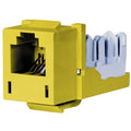 Hubbell HXJUY HXJ USOC Keystone Jack, Yellow