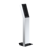 Pedestal Pro 84KIO-DOOR-03-304 53" Stainless Kiosk - DoorBird D2102KV