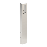 PEDESTAL 84TOW-MYDO-01-304 54" Stainless Pedestal - MyDoorView VUE-7 Flush