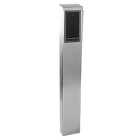 PEDESTAL  84TOW-MYDO-02-304 54" Hooded Pedestal - MyDoorView VUE-7 Flush