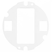 Hubbell S1R4SP2X2STYLETJ SystemOne 4" Sub Plate with (1) StyleLine Decorator and (2) TracJack/Ortronics Openings, White