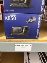 THINKWARE TW-X850D X850 2K Front + 2K Rear Dash Cam with 2.7" LCD, 32GB