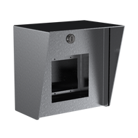 Pedestal Pro 88HOU-SAFE-01-304 8" x 8" Square Stainless Steel Housing SAFR SC 100/200
