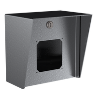Pedestal Pro 88HOU-VIKI-01-304 8" x 8" Square Stainless Steel Housing fits VIKING Entry Phone.