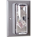 Edwards Signaling 89 Series Flashing Xenon Strobe, Indoor, flush mount, clear colored lens, 150 cd, flash rate 60 fpm, 24V AC/DC, 0.39 A