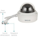 D-Link DCS-4618EK 8MP Outdoor IR Dome Camera, 30m Range with WDR and LowLight , 3.3-12mm Varifocal Lens