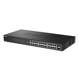 D-Link DGS-1026P 24-Port Gigabit Unmanaged PoE+ Switch with 2 SFP Ports