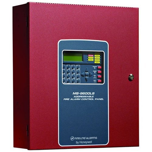 Fire-Lite MS-9600LSE Addressable Fire Alarm Control Panel with Optional Second Loop, 220/240 VAC Input